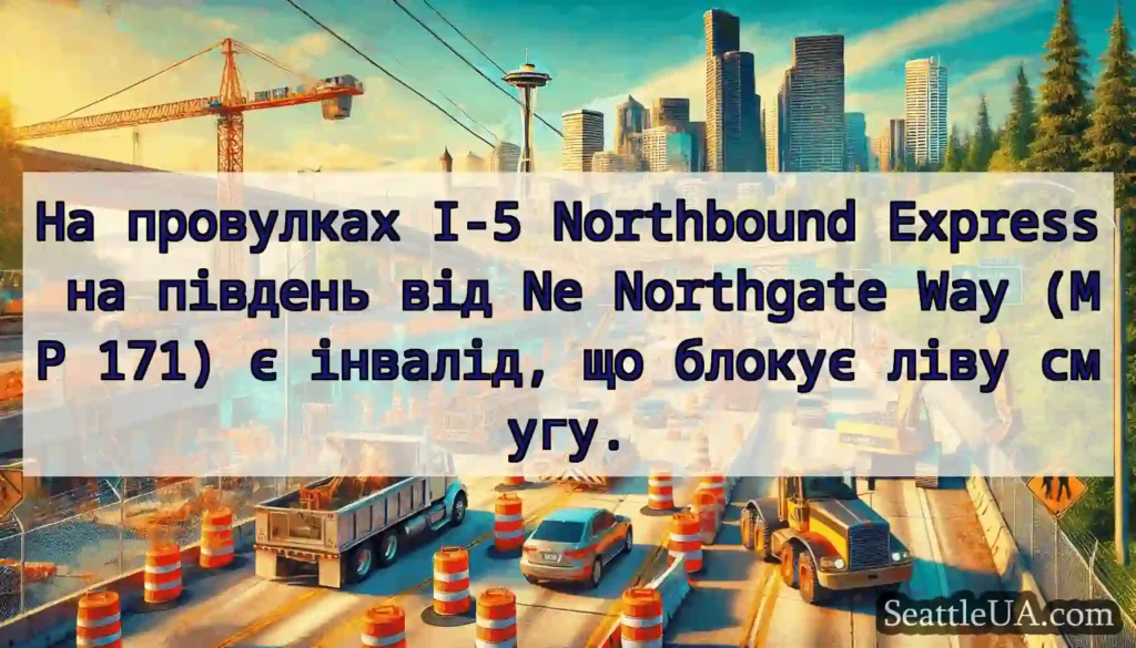 На провулках I-5 Northbound Express на південь