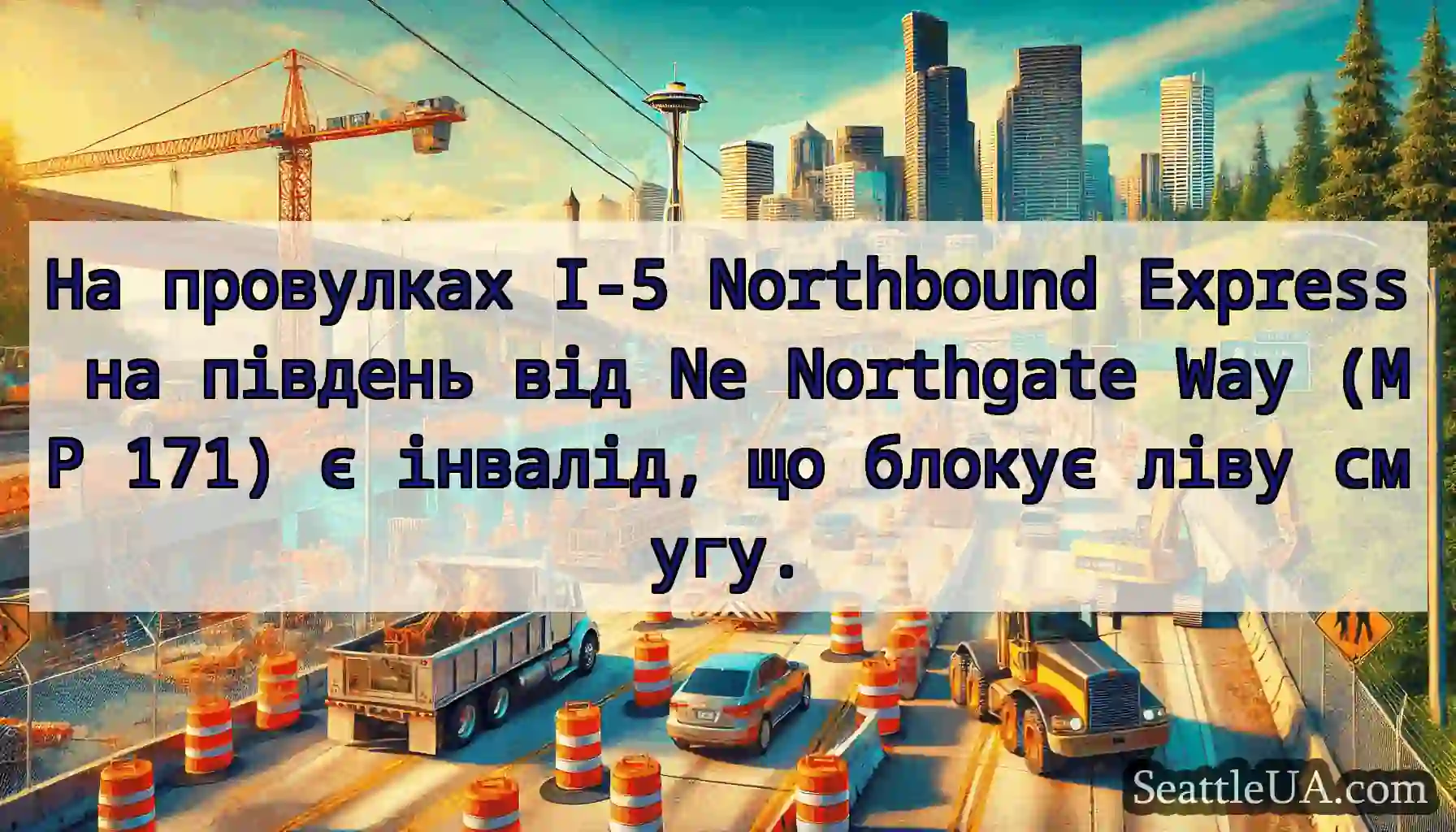 На провулках I-5 Northbound Express на південь