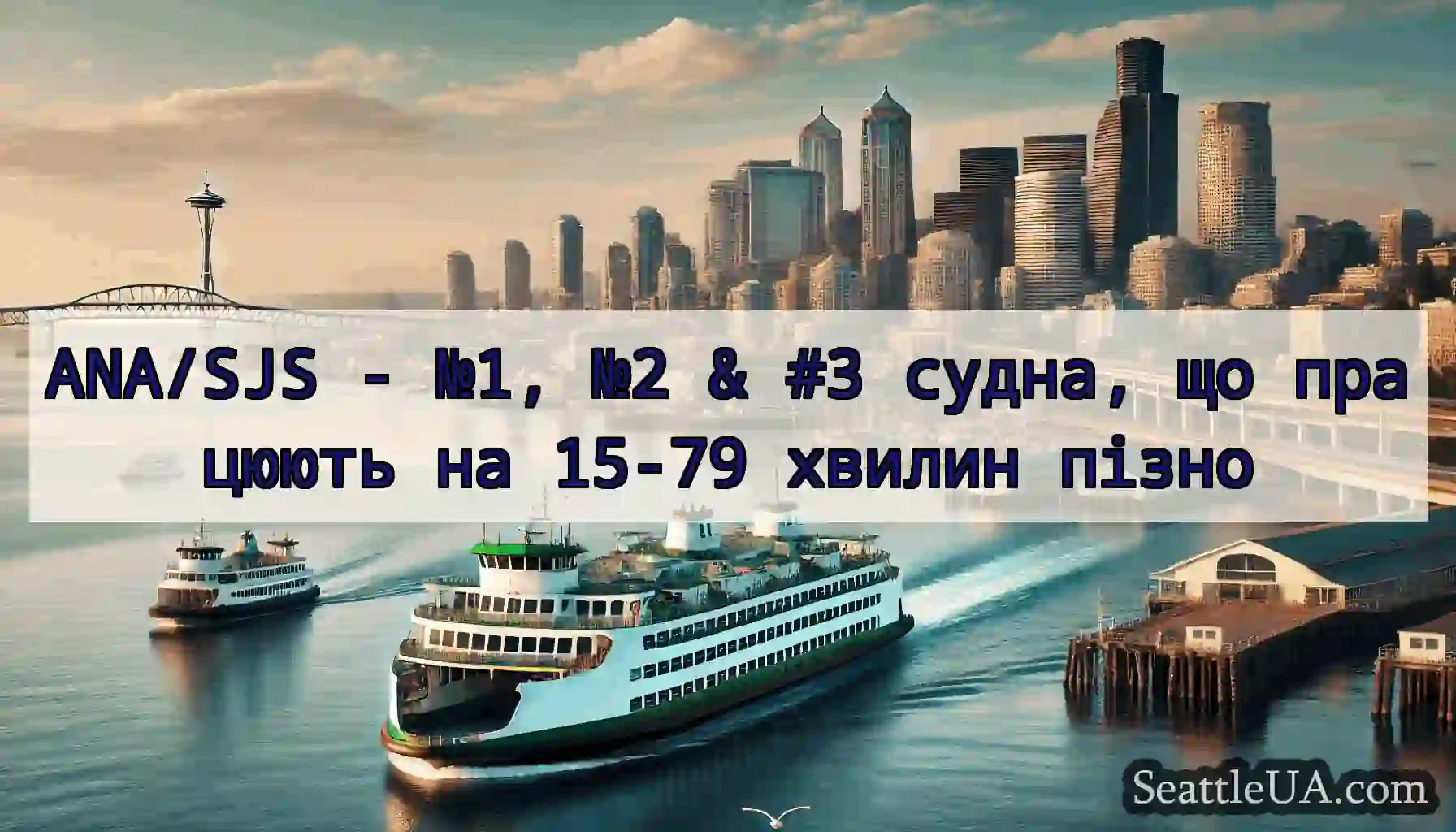 ANA/SJS - №1, №2 & #3 судна, що працюють на 15-79