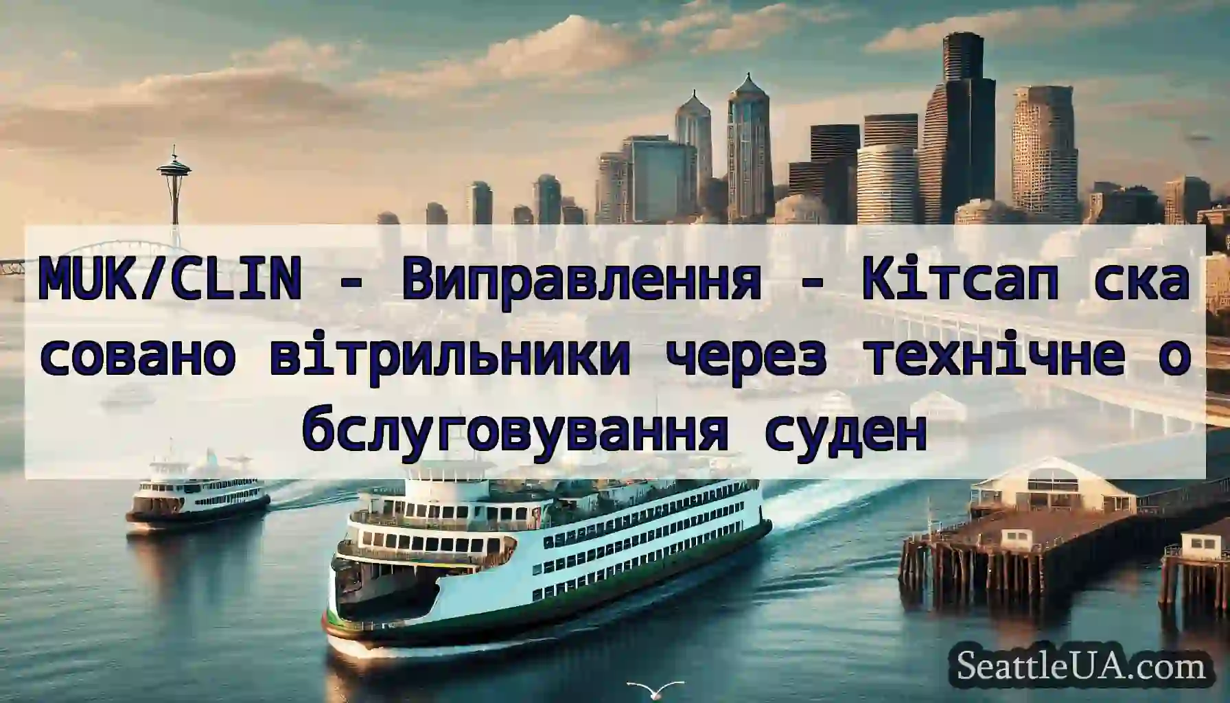 MUK/CLIN - Виправлення - Кітсап скасовано