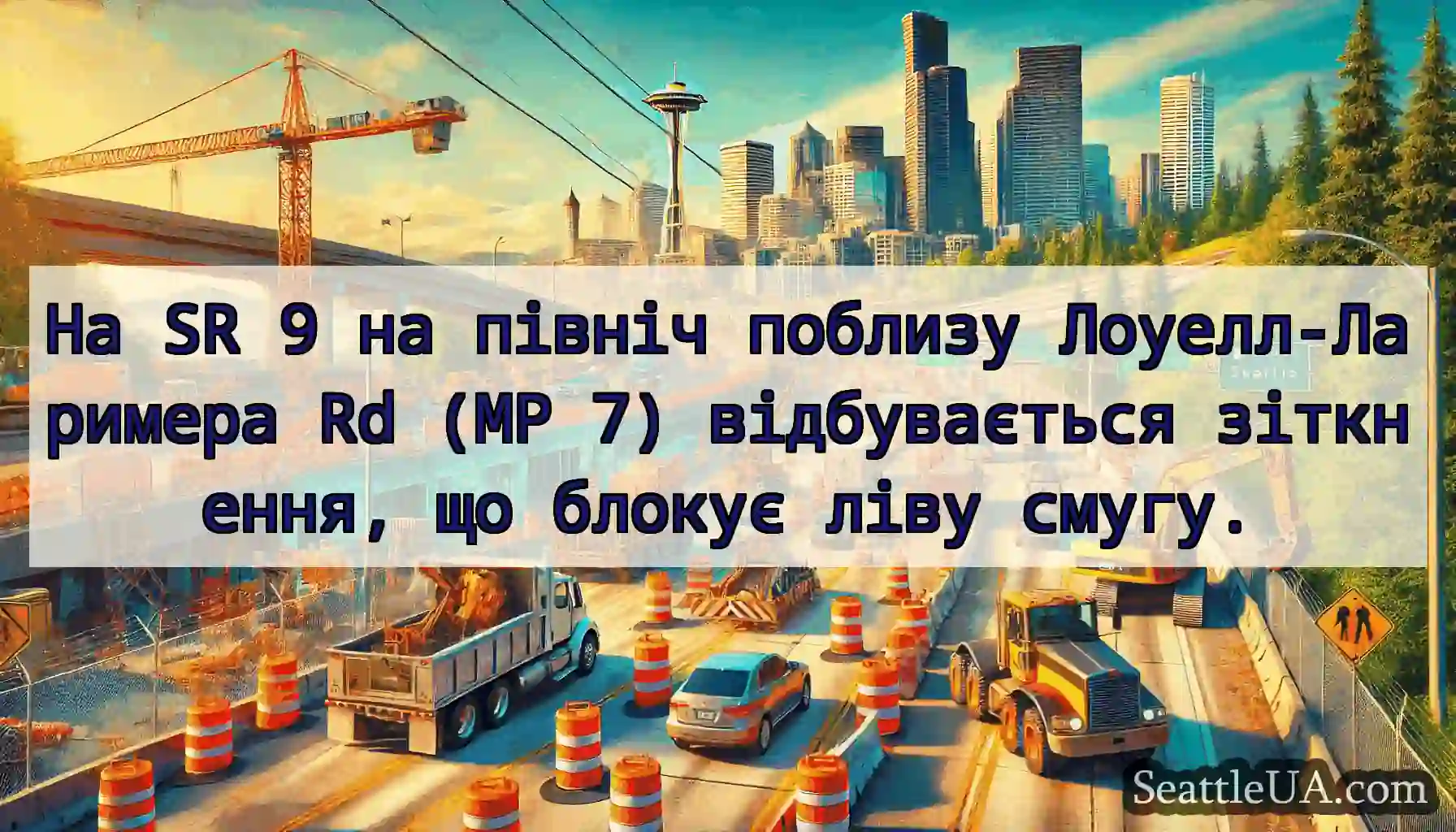 На SR 9 на північ поблизу Лоуелл-Ларимера Rd (MP