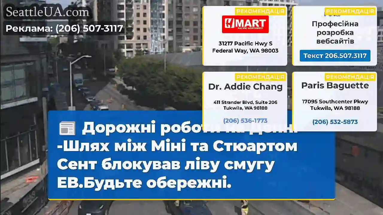 Дорожні роботи на Денні -Шлях між Міні та