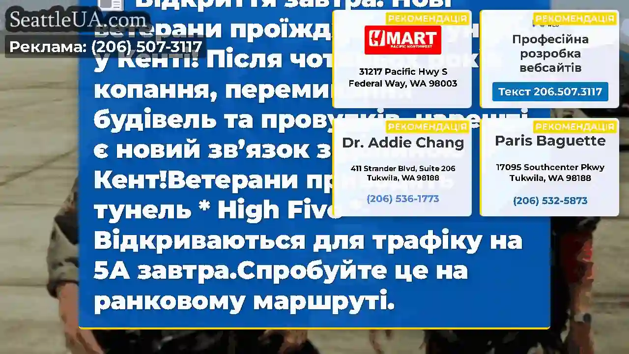 Відкриття завтра: Нові ветерани проїжджають