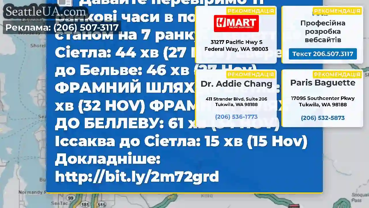Давайте перевіримо ті ранкові часи в понеділок