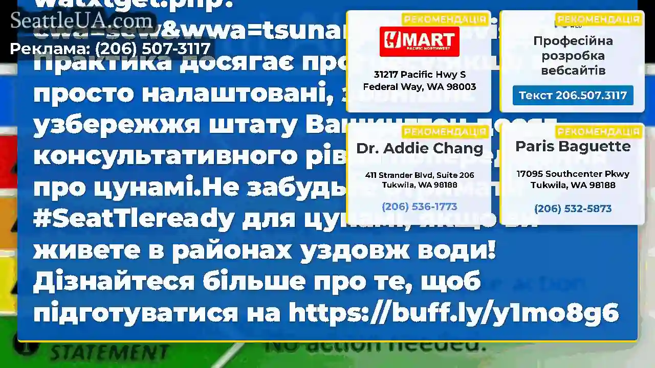 Консультативна консультація з цунамі залишається