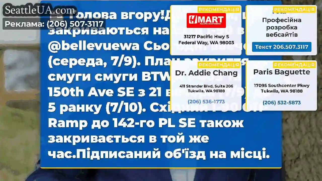 Голова вгору!Дві смуги, що закриваються на схід