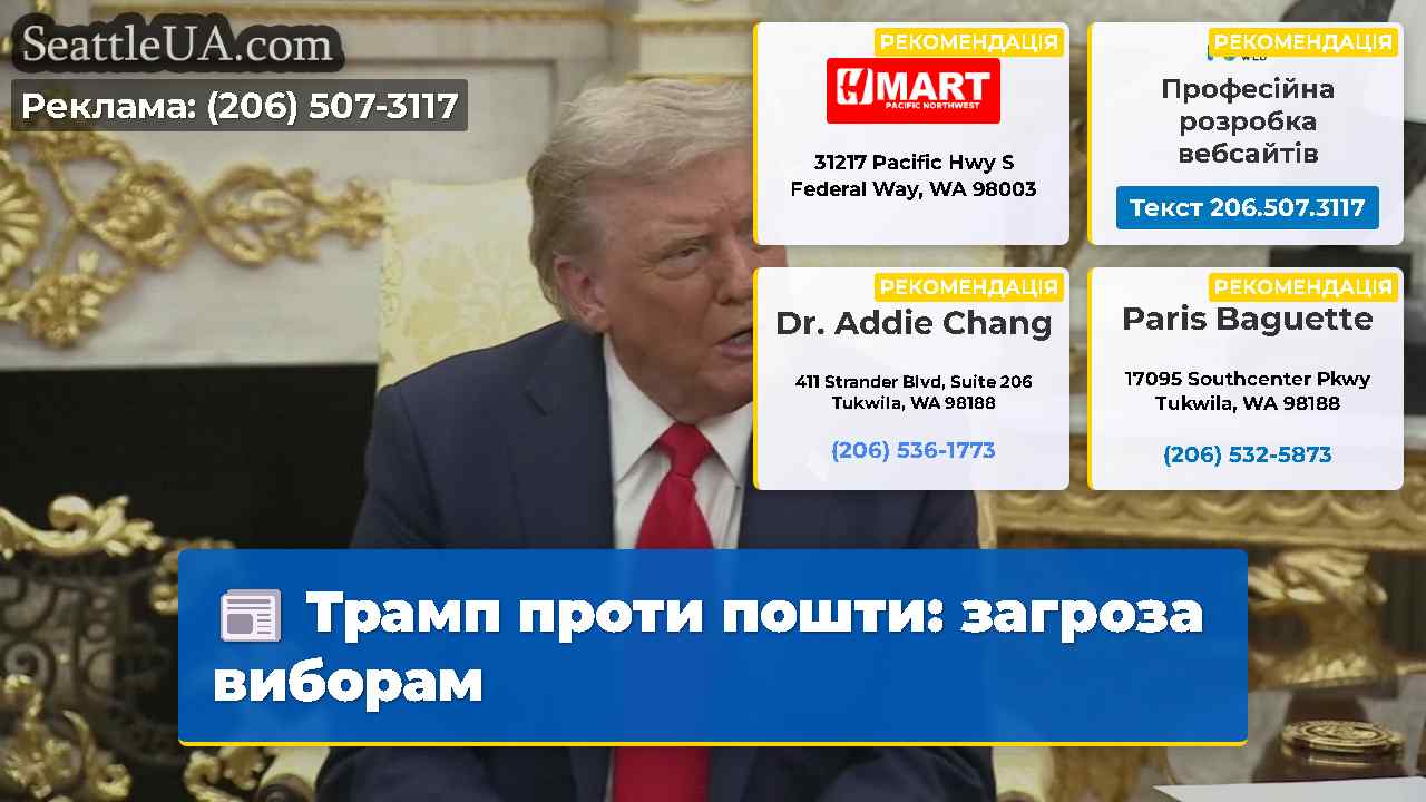 Трамп проти пошти загроза виборам