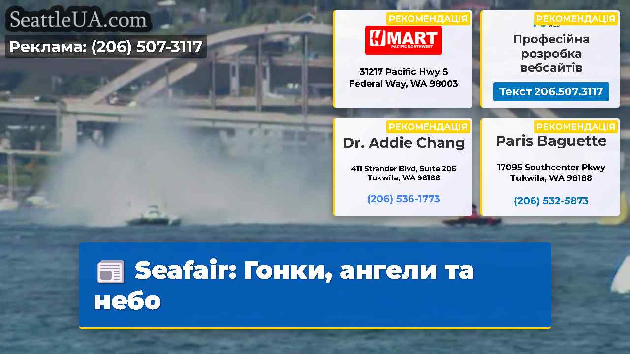 Seafair Гонки ангели та небо
