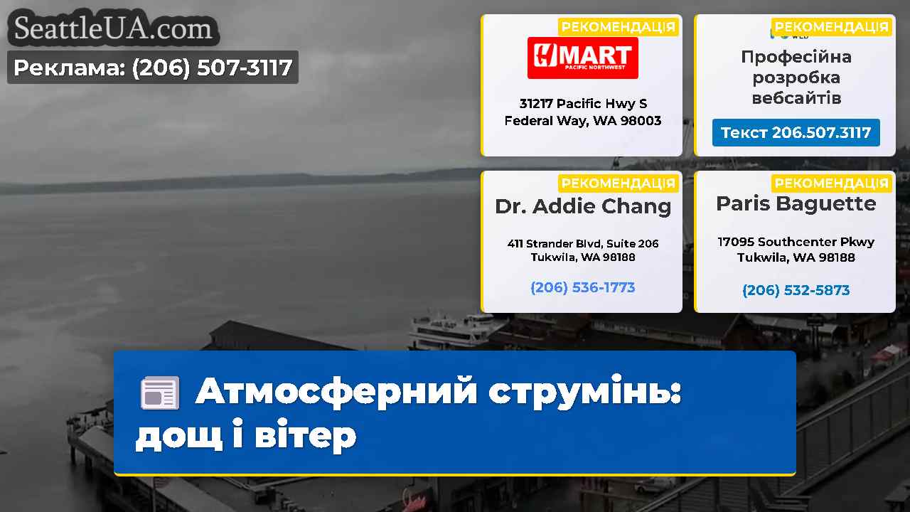 Атмосферний струмінь дощ і вітер