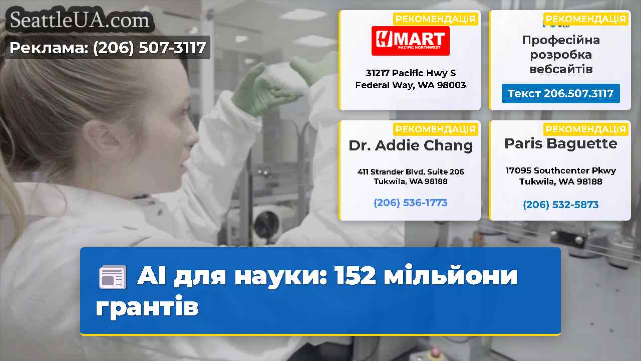 AI для науки 152 мільйони грантів