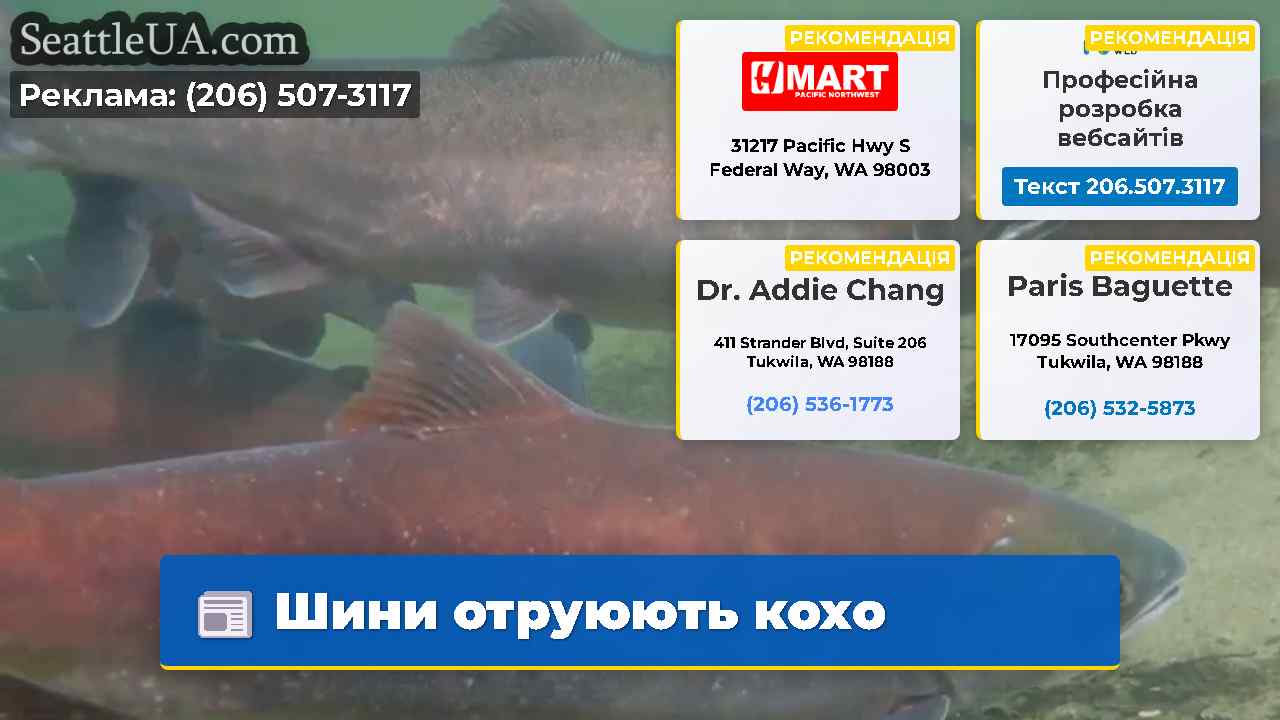 Шини отруюють кохо