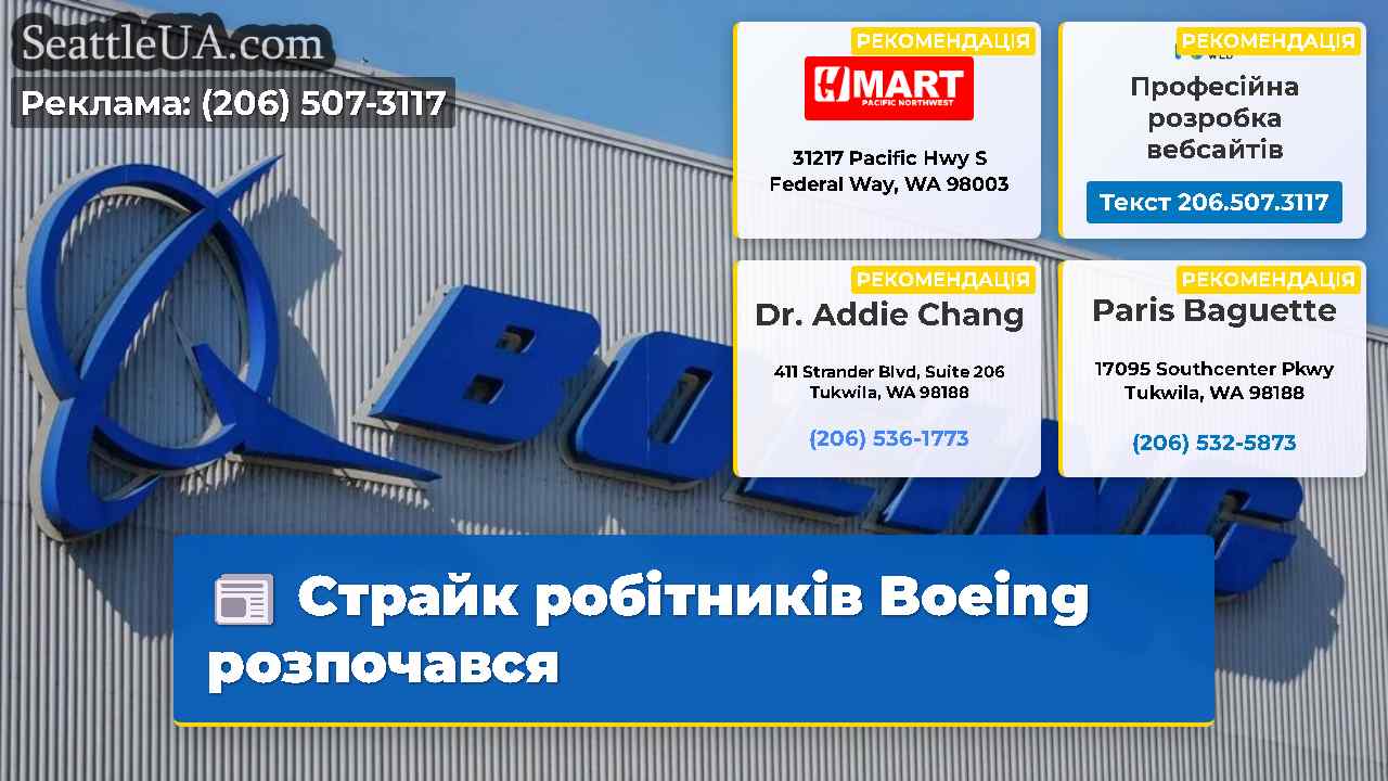 Страйк робітників Boeing розпочався