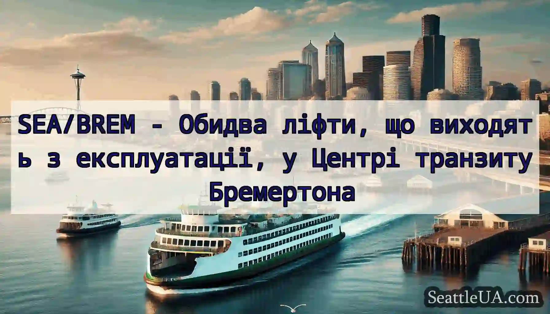 SEA/BREM - Обидва ліфти, що виходять з