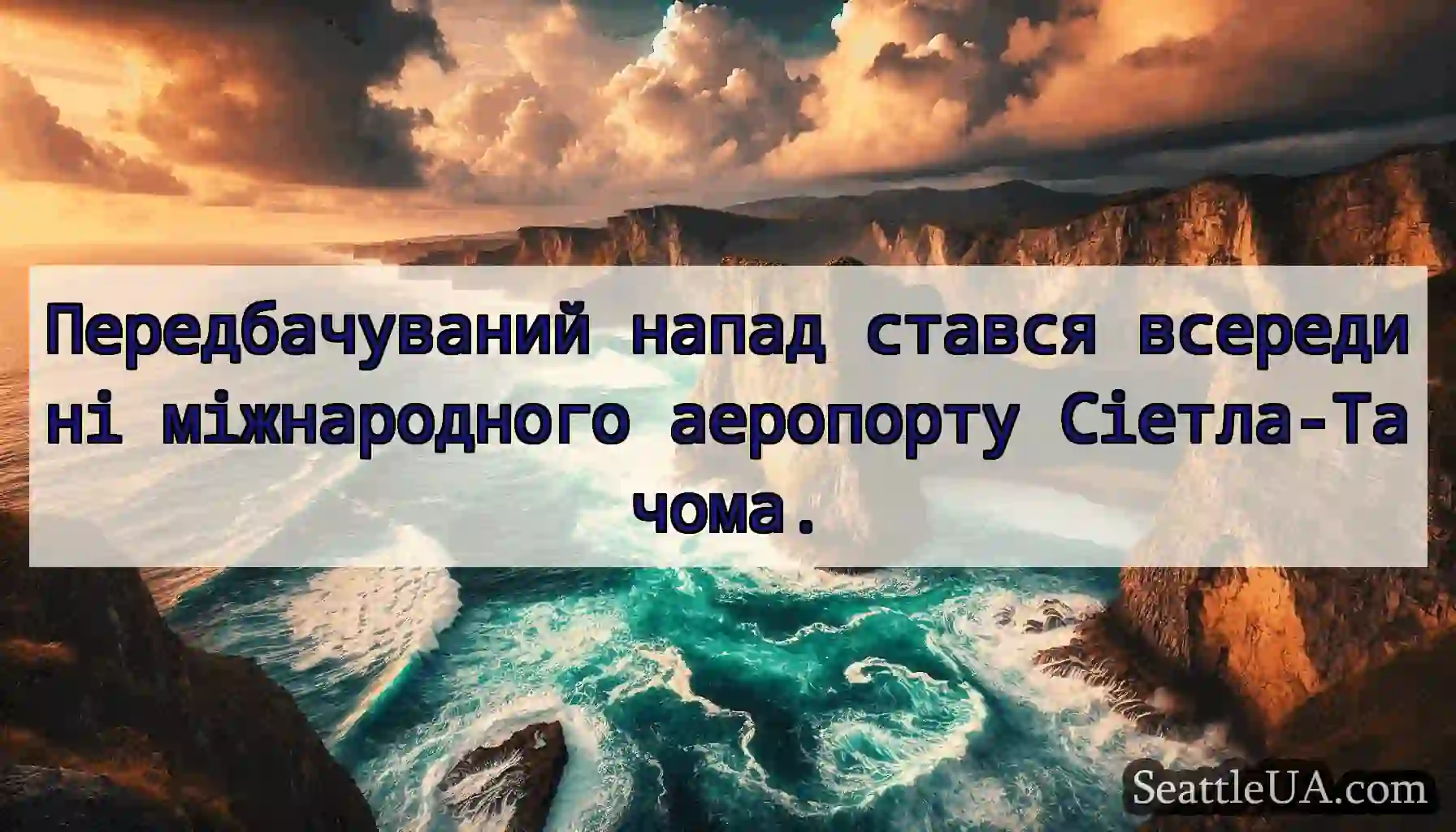 Передбачуваний напад стався всередині