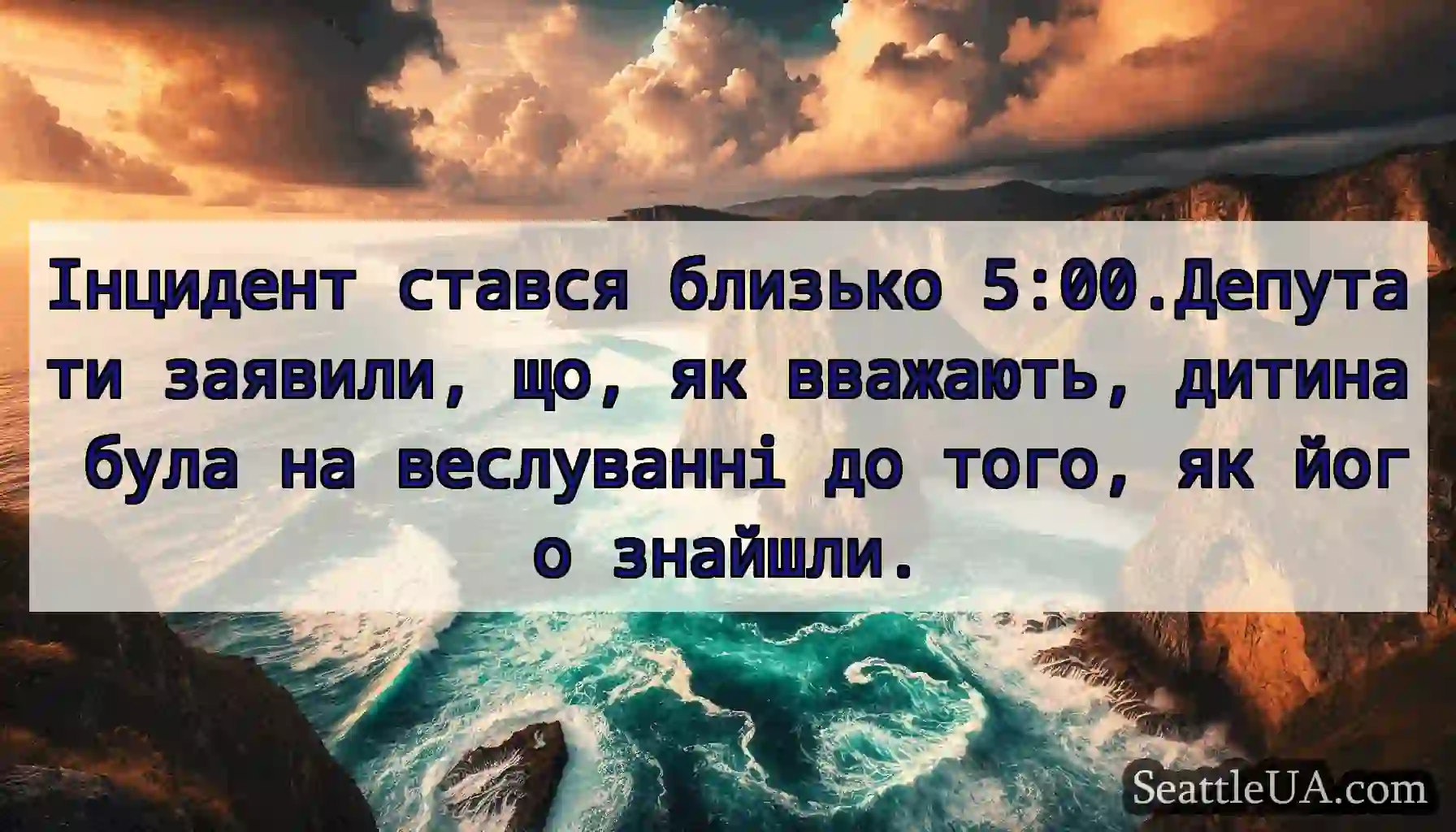 Інцидент стався близько 5:00.Депутати заявили,