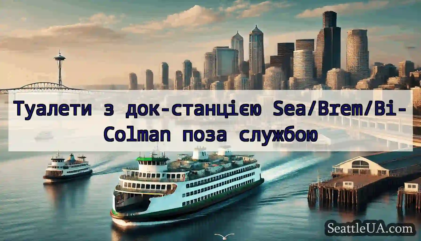 Туалети з док-станцією Sea/Brem/Bi-Colman поза