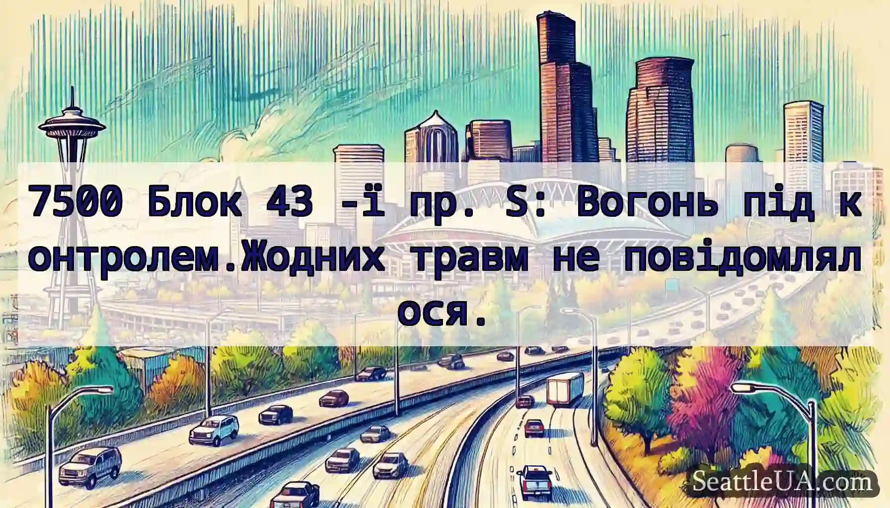 7500 Блок 43 -ї пр. S: Вогонь під