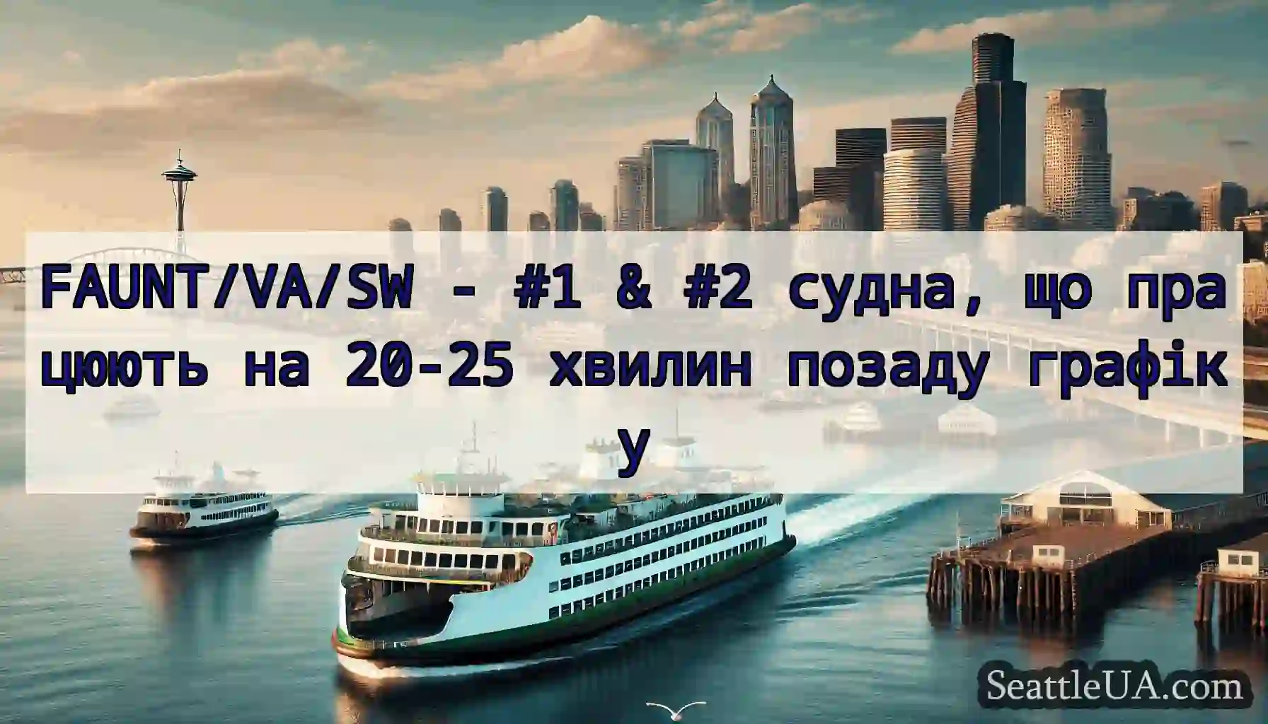 FAUNT/VA/SW - #1 & #2 судна, що працюють на 20-25