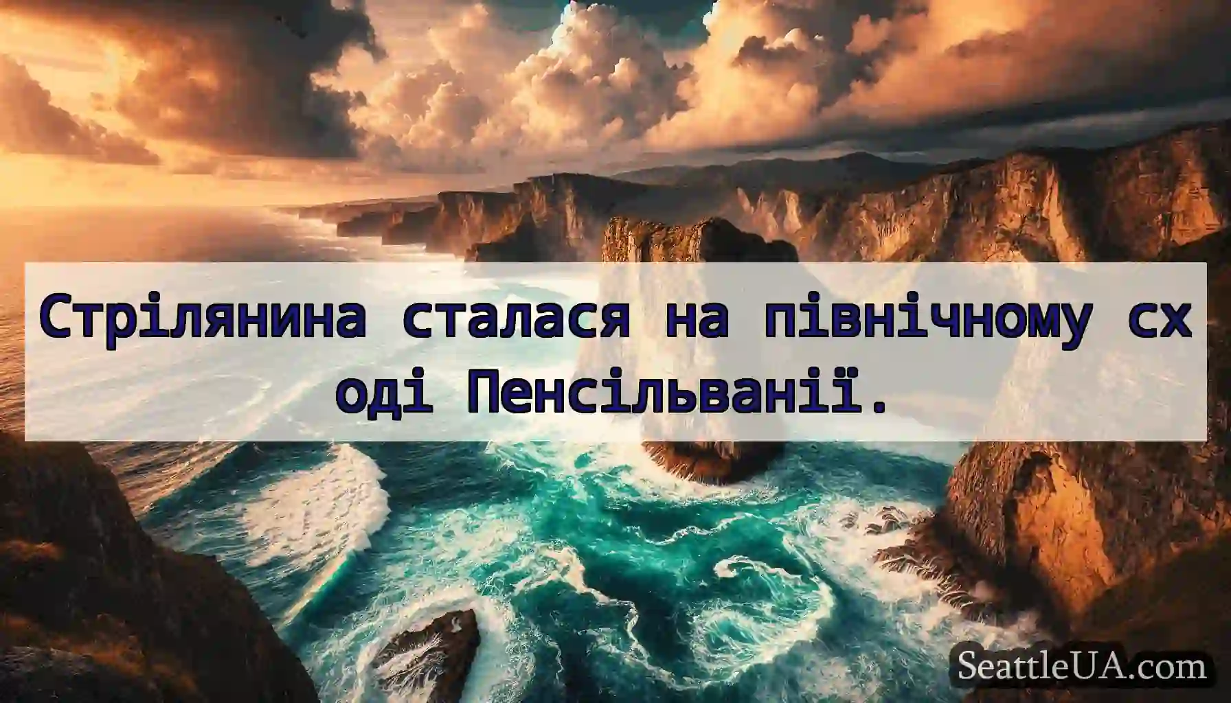 Стрілянина сталася на північному сході