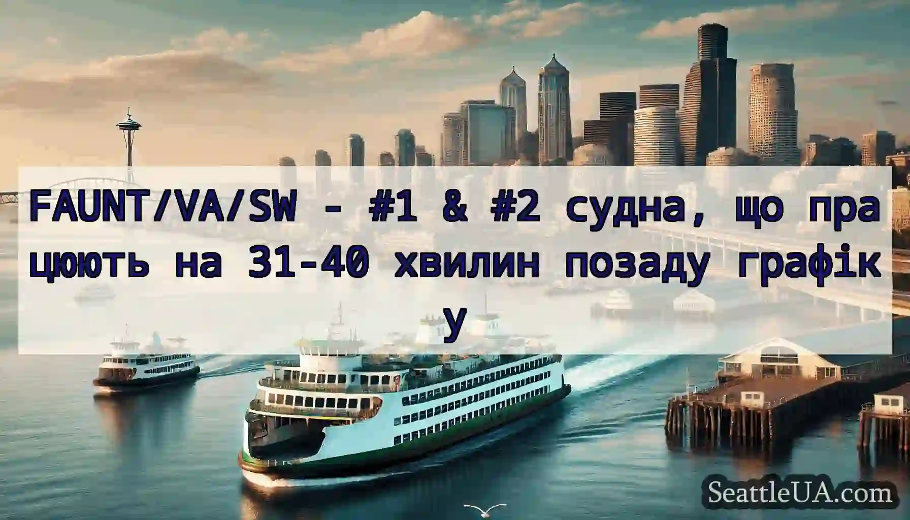 FAUNT/VA/SW - #1 & #2 судна, що працюють на 31-40