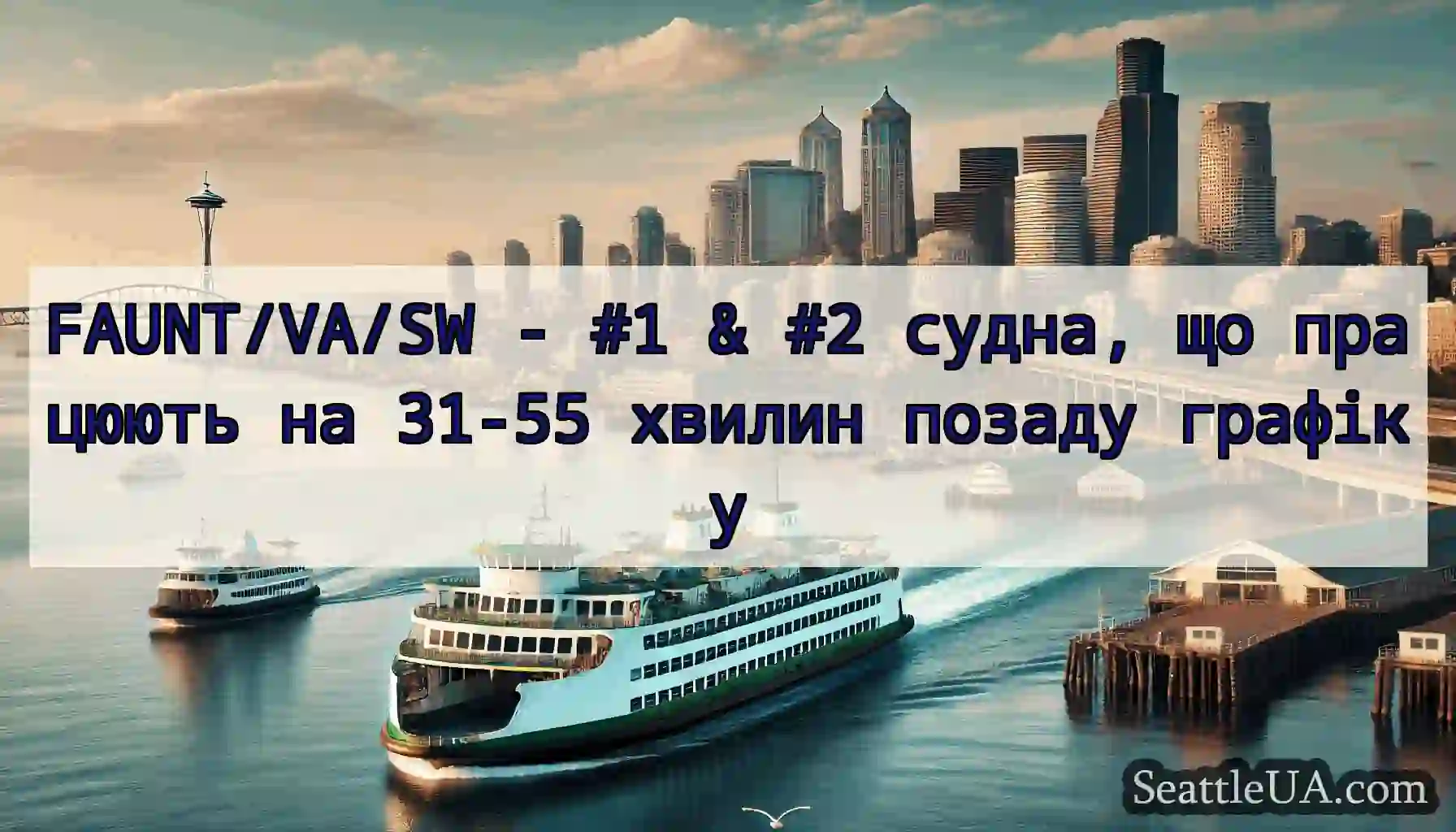FAUNT/VA/SW - #1 & #2 судна, що працюють на 31-55