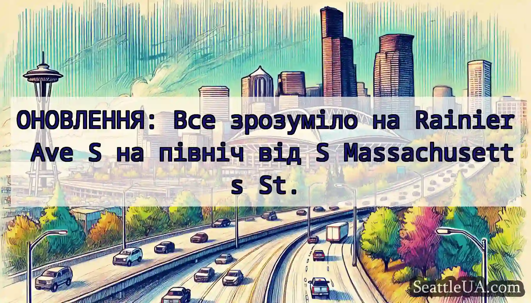 ОНОВЛЕННЯ: Все зрозуміло на Rainier Ave S на