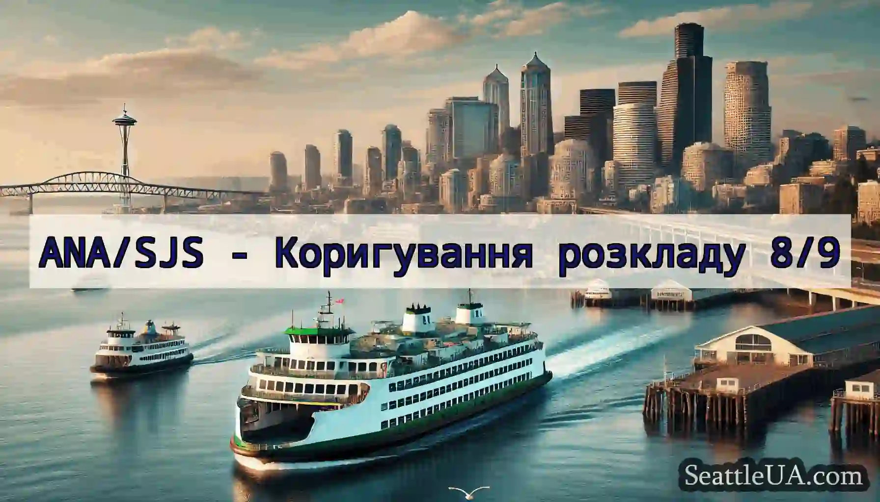 ANA/SJS - Коригування розкладу 8/9