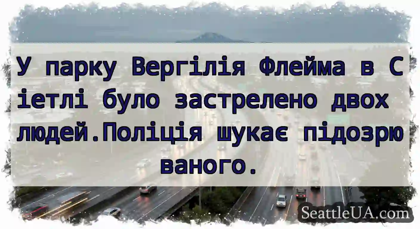 У парку Вергілія Флейма в Сіетлі було застрелено