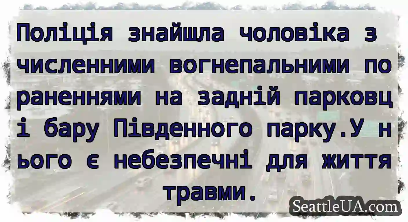 Поліція знайшла чоловіка з численними