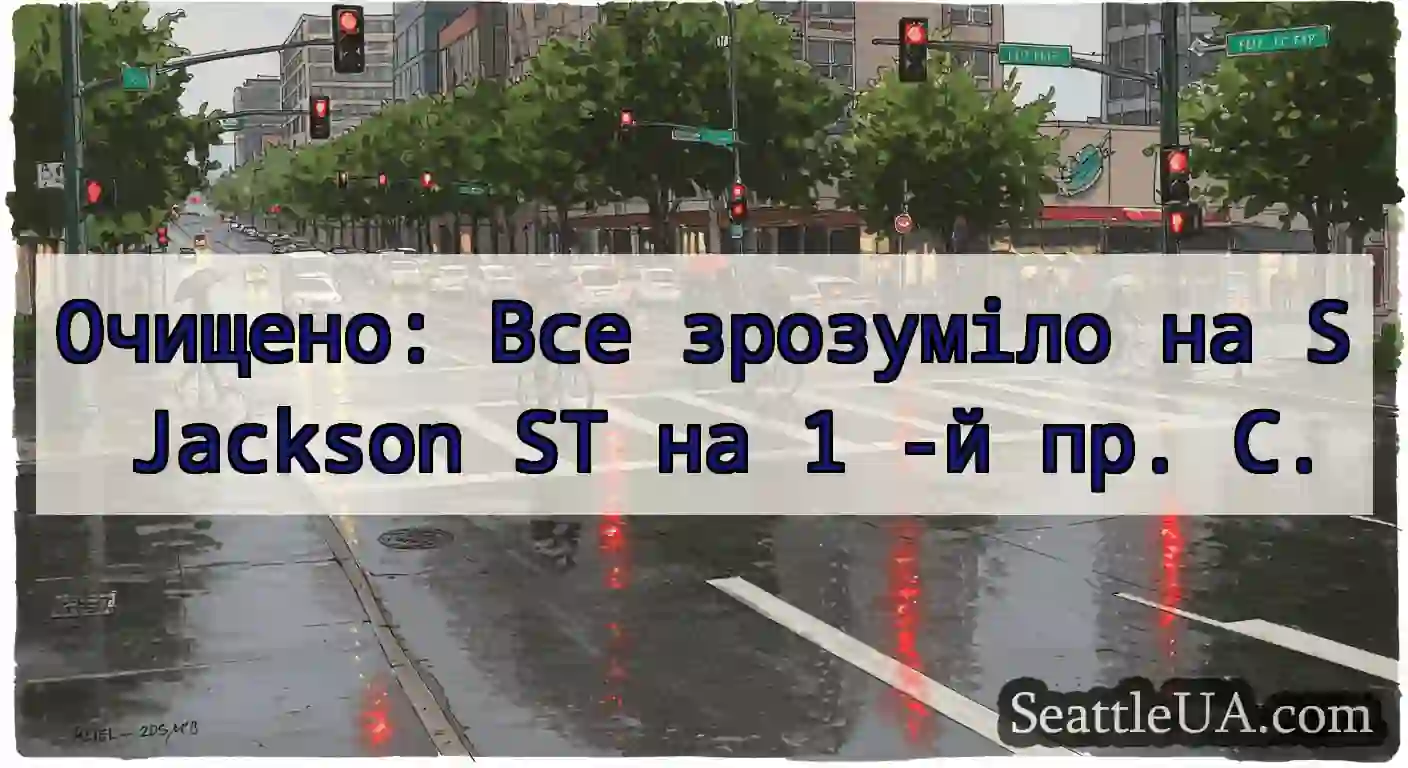 Очищено: Все зрозуміло на S Jackson ST на 1 -й