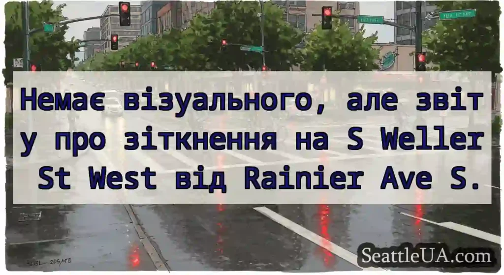 Немає візуального, але звіту про зіткнення на S
