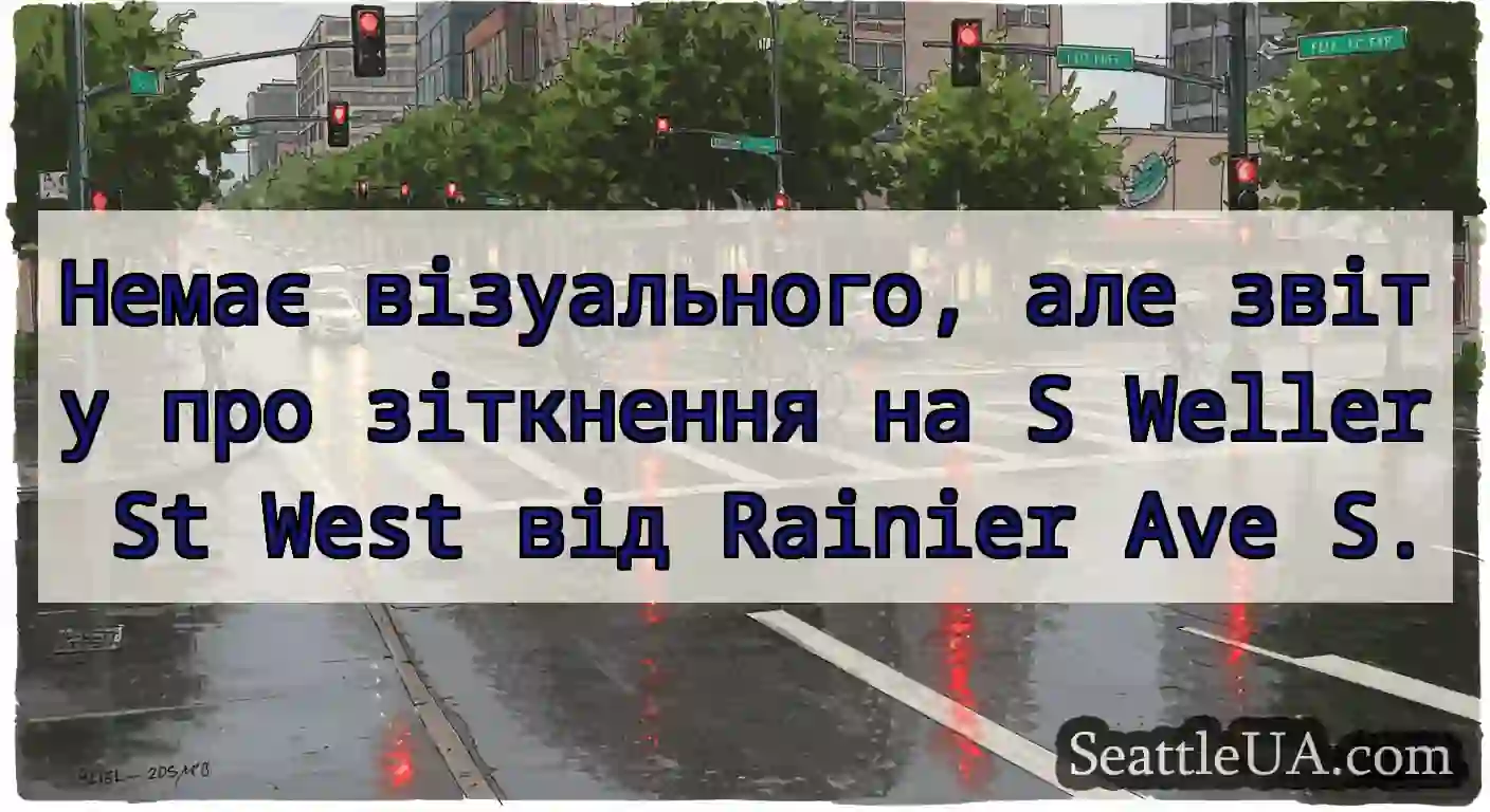 Немає візуального, але звіту про зіткнення на S