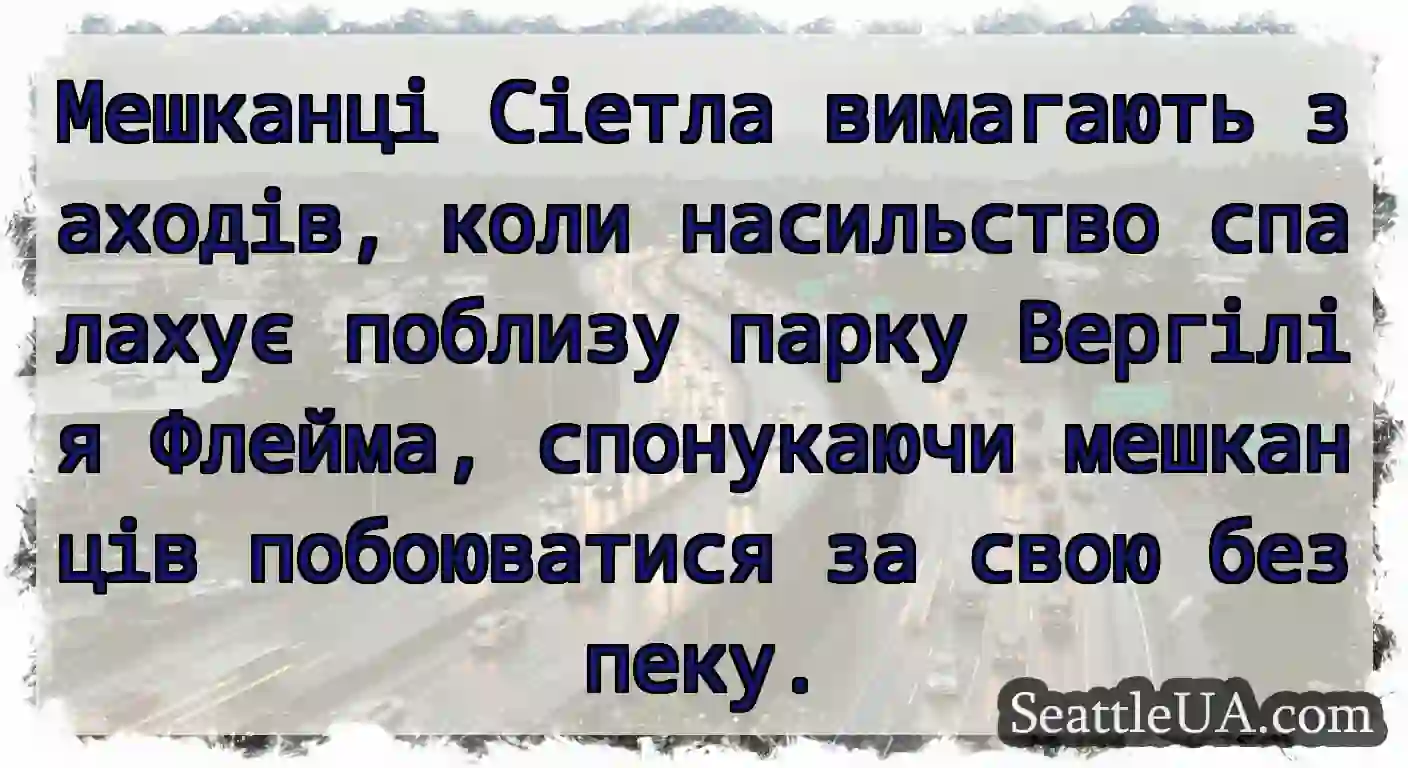 Мешканці Сіетла вимагають заходів, коли