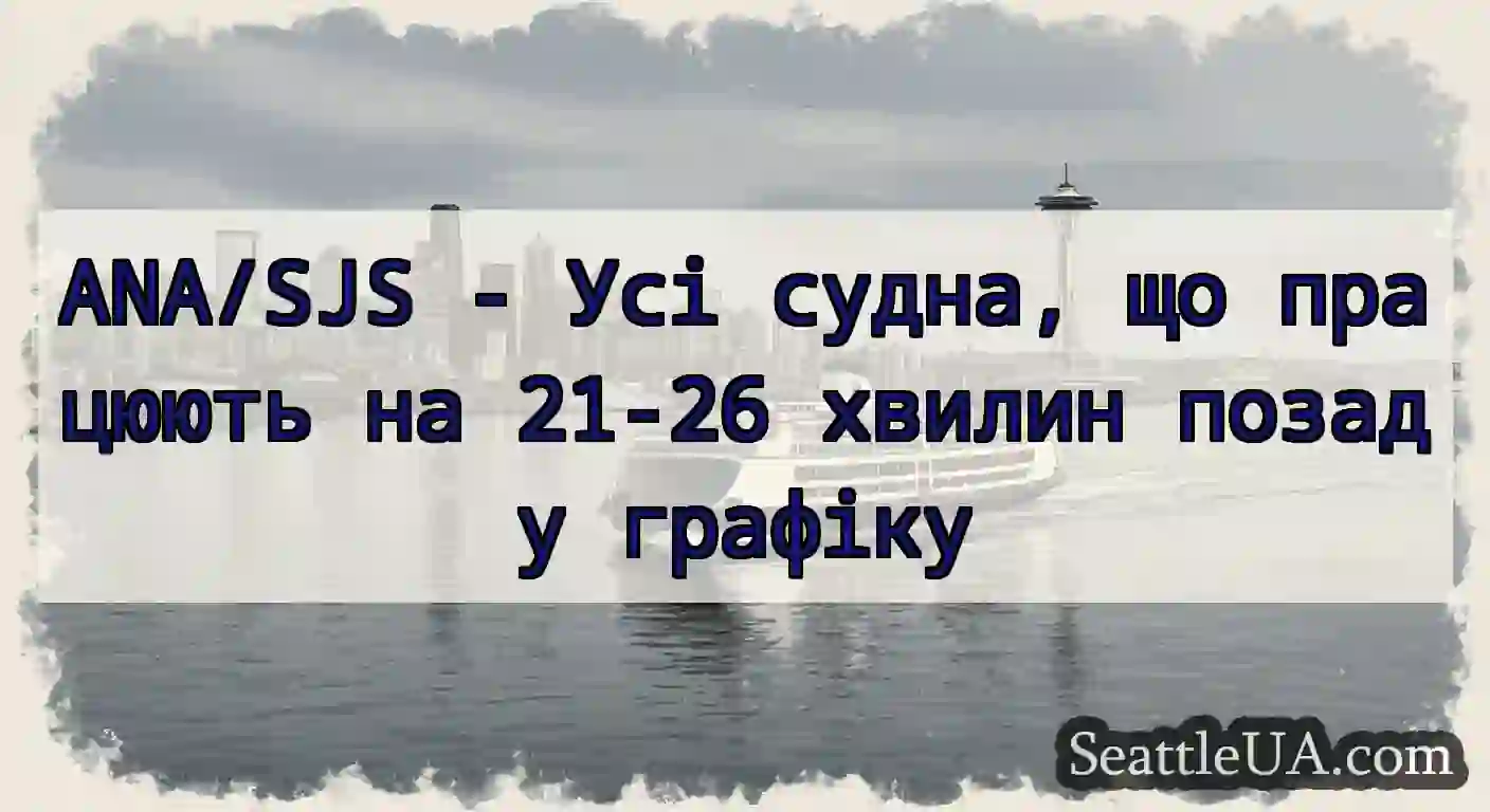 ANA/SJS - Усі судна, що працюють на 21-26 хвилин