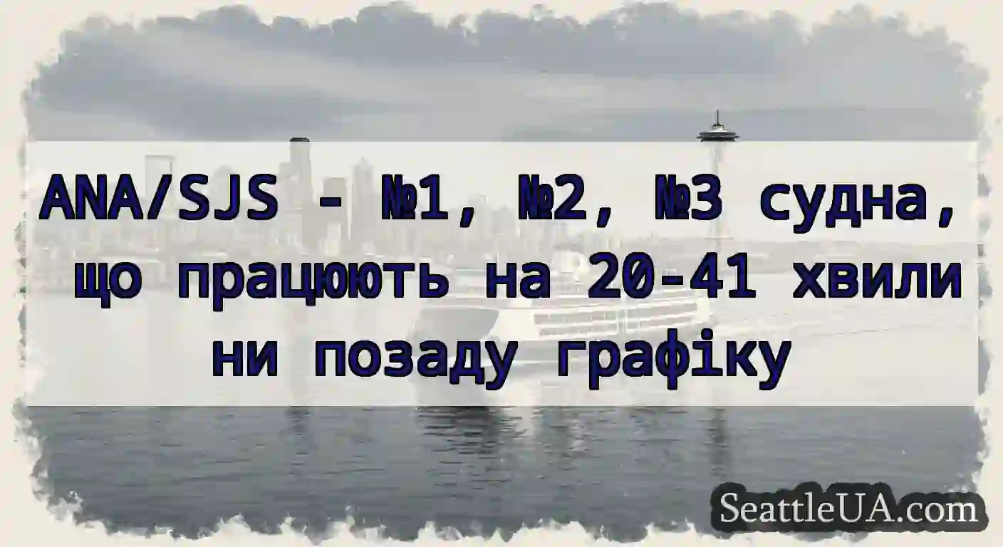 ANA/SJS - №1, №2, №3 судна, що працюють на 20-41