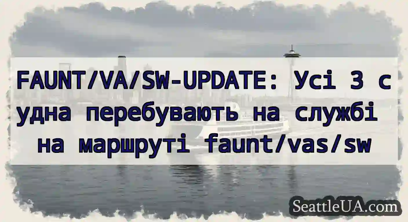 FAUNT/VA/SW-UPDATE: Усі 3 судна перебувають на