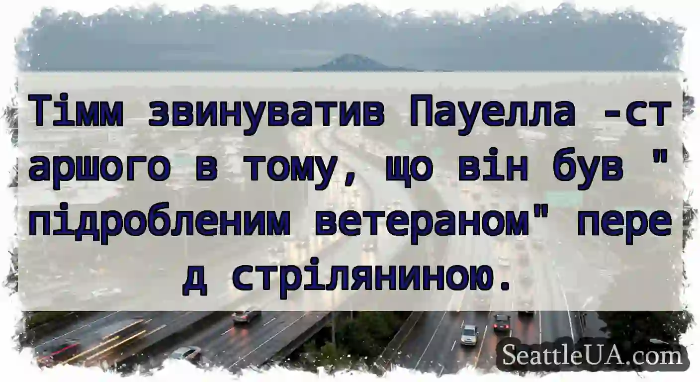 Тімм звинуватив Пауелла -старшого в тому, що він