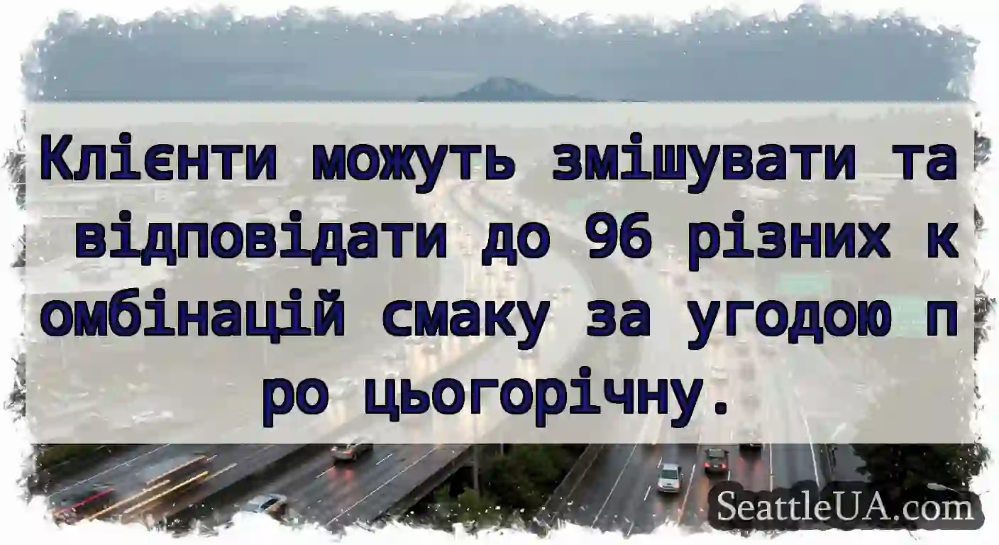 Клієнти можуть змішувати та відповідати до 96