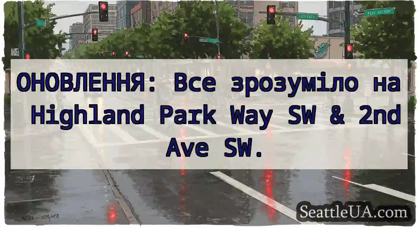 ОНОВЛЕННЯ: Все зрозуміло на Highland Park Way SW