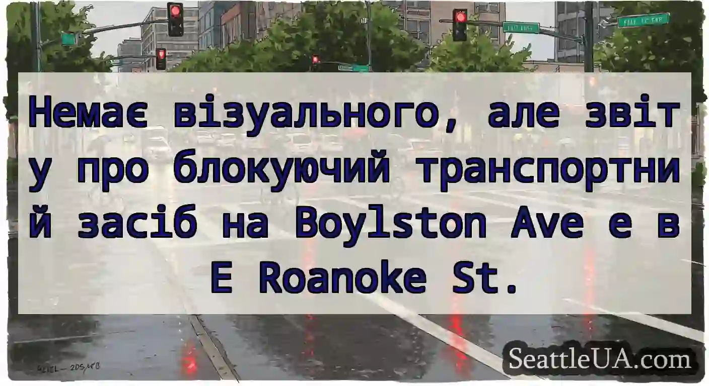 Немає візуального, але звіту про блокуючий