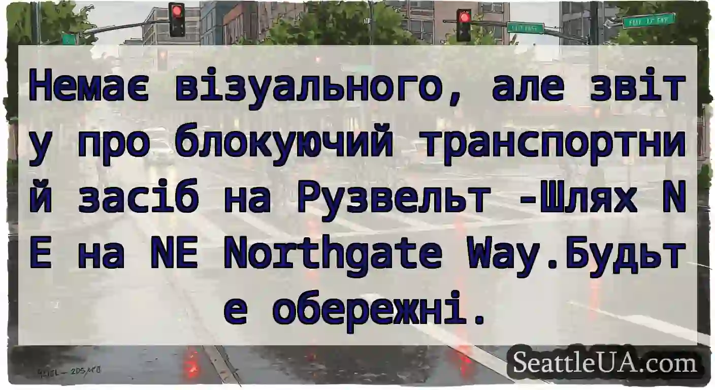 Немає візуального, але звіту про блокуючий