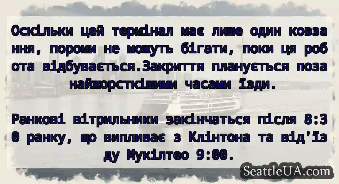 Оскільки цей термінал має лише один ковзання,