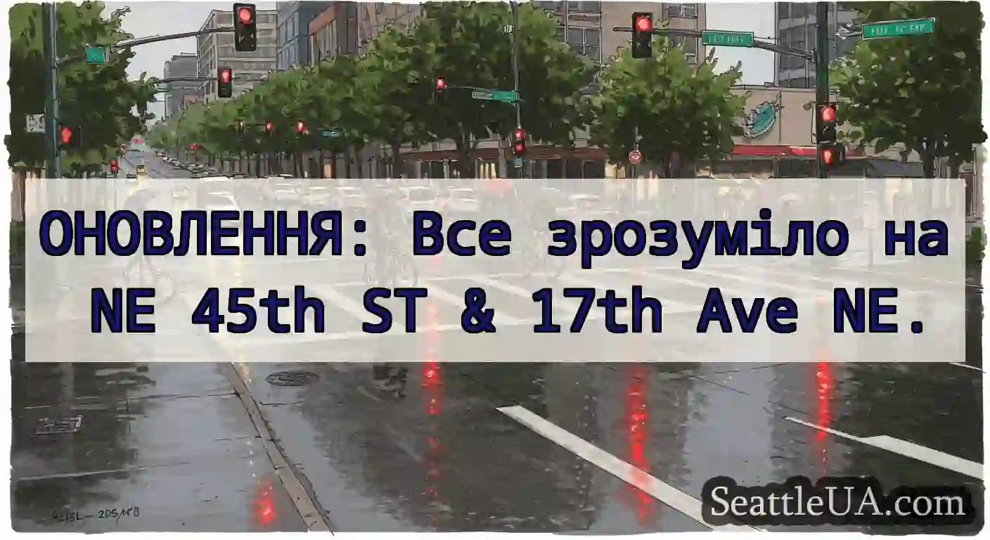 ОНОВЛЕННЯ: Все зрозуміло на NE 45th ST & 17th Ave