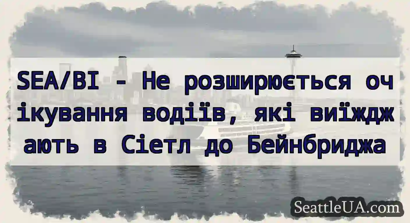 SEA/BI - Не розширюється очікування водіїв, які