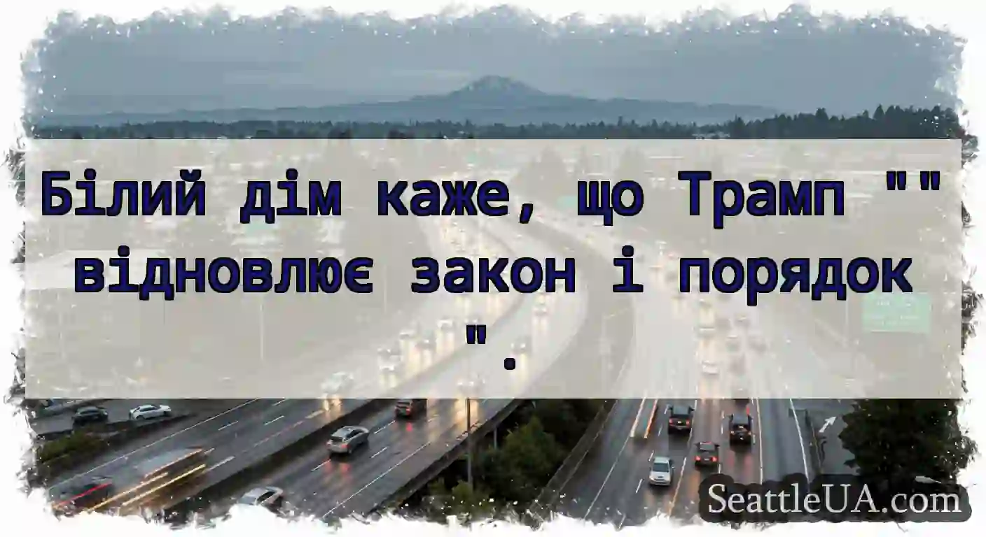 Білий дім каже, що Трамп  відновлює закон і
