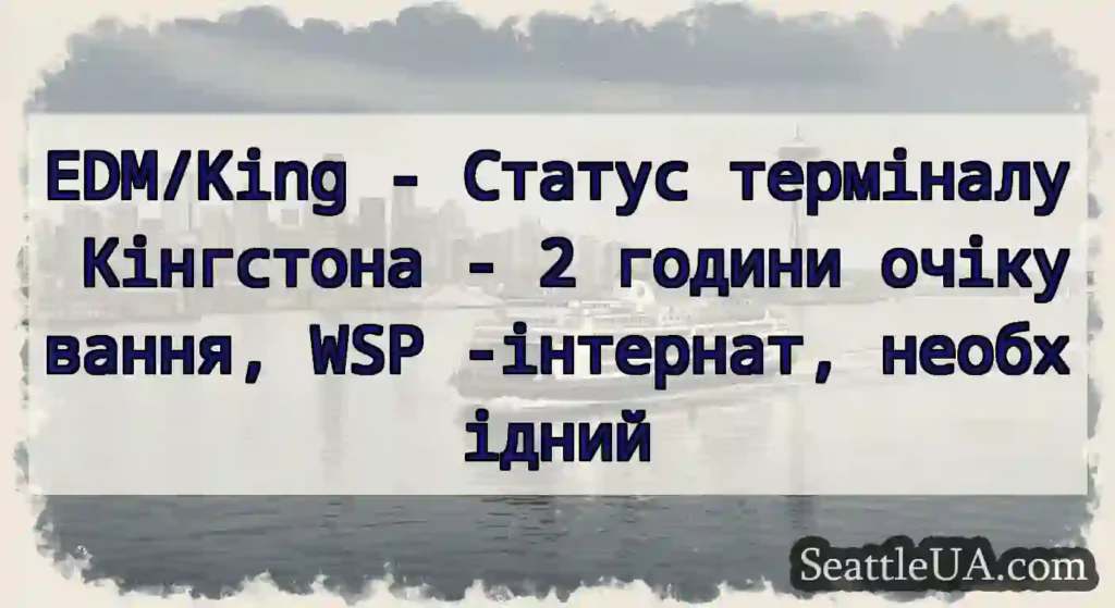 EDM/King - Статус терміналу Кінгстона - 2 години