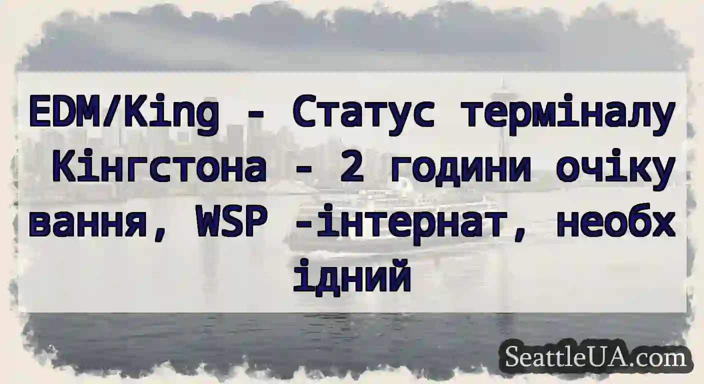 EDM/King - Статус терміналу Кінгстона - 2 години