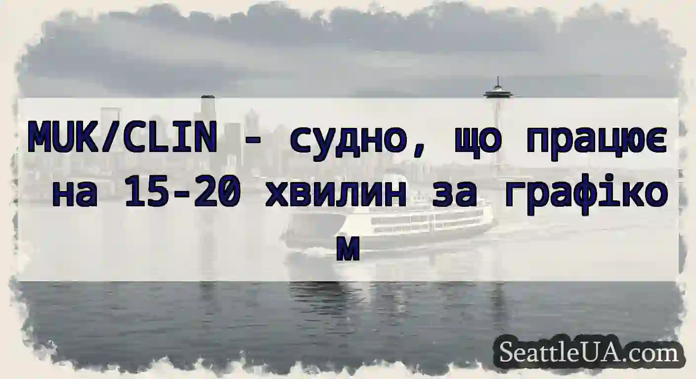 MUK/CLIN - судно, що працює на 15-20 хвилин за