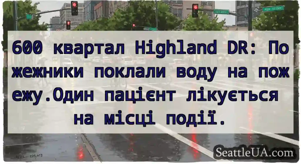 600 квартал Highland DR: Пожежники поклали воду