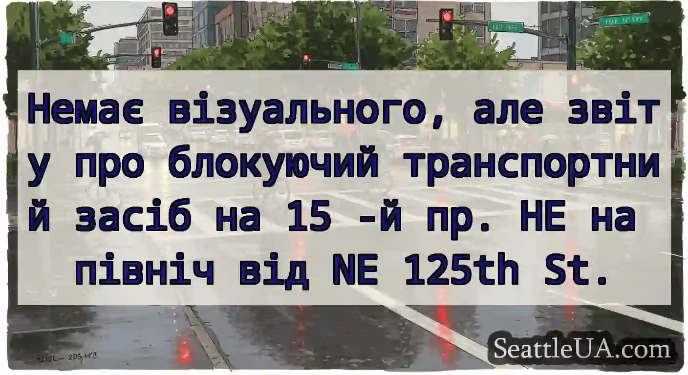 Немає візуального, але звіту про блокуючий